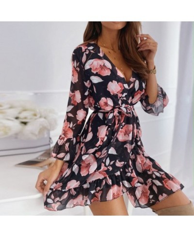 Women Summer Sexy Floral Print Maxi Dress 2023 New Beach Dress Women Evening Party Dress Plus Size XXXL Female $42.68 - Dresses