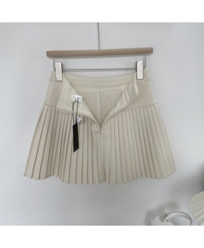 2023 Autumn/Winter Woolen Puffy Skirt New Metal Button Pleated Skirt Fashion Mini Skirt Girl Birthday Party Cute Short Skirt ...