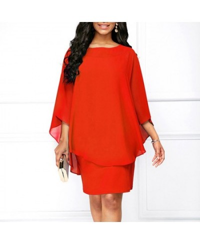 Solid Color O-Neck Women Mini Dress 2023 Summer Style Casual Loose Plus Size Dresses Vestidos Casual Beach Dress $28.41 - Dre...