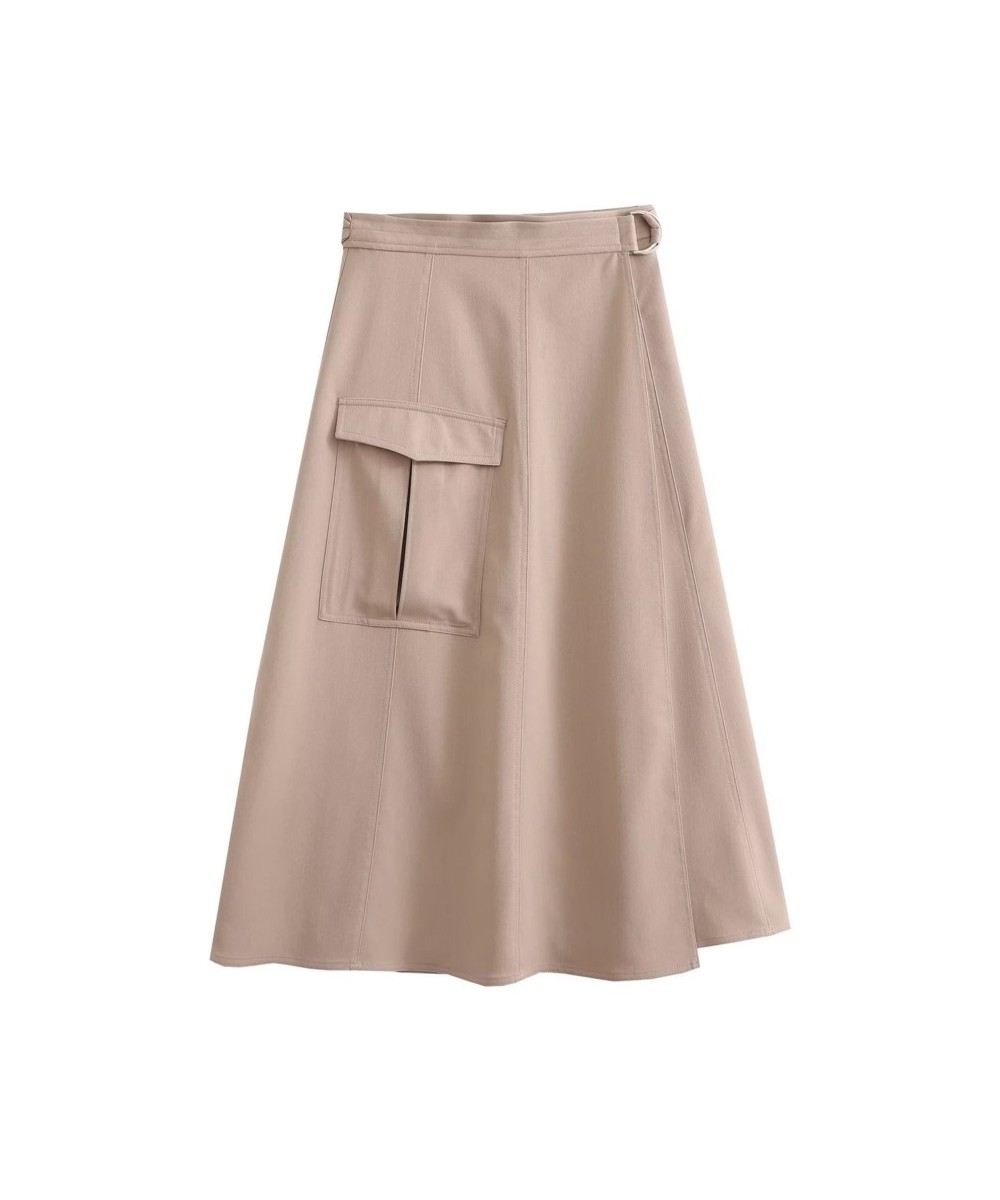 Cargo Skirts 2023 Summer Women Fashion New With Belt Skirts Female Streetwear Vintage Casual High Waist A Line Skirts Y2k $40...