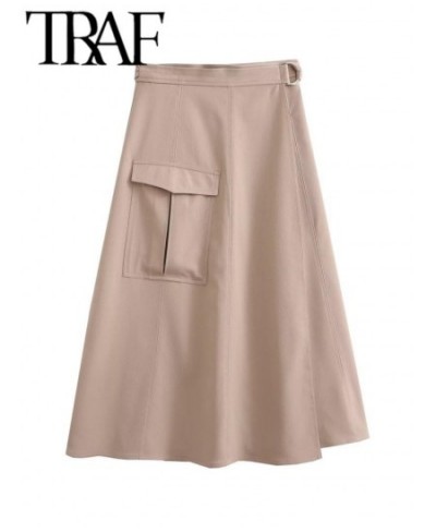 Cargo Skirts 2023 Summer Women Fashion New With Belt Skirts Female Streetwear Vintage Casual High Waist A Line Skirts Y2k $40...