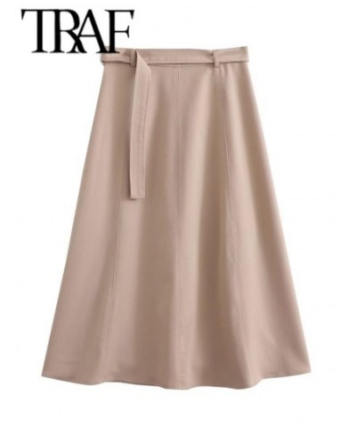 Cargo Skirts 2023 Summer Women Fashion New With Belt Skirts Female Streetwear Vintage Casual High Waist A Line Skirts Y2k $40...