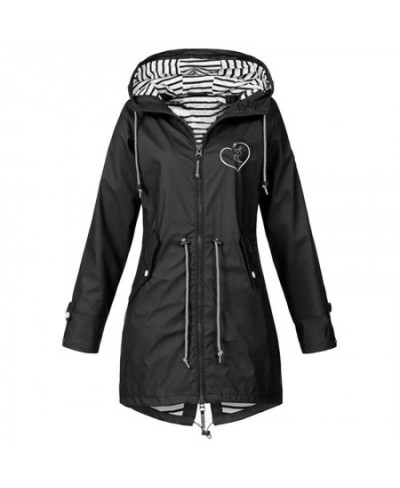 Women Jacket Coat Outdoor Hiking Clothes Waterproof Windproof Transition Raincoat Woman Hooded Top Clothes Female Fashion $38...