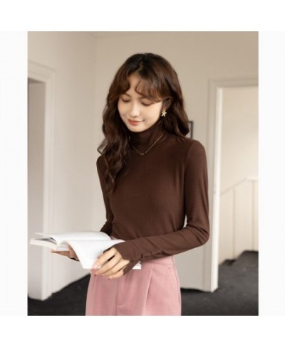 Sweater for Women Fashion 2022 Autumn Winter Turtleneck Pullover Long Sleeve Knitwears Chic Casual Knitted Top MXB46Z0873 $50...