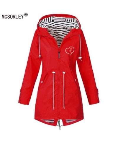 Women Jacket Coat Outdoor Hiking Clothes Waterproof Windproof Transition Raincoat Woman Hooded Top Clothes Female Fashion $38...