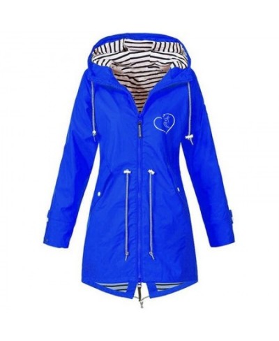 Women Jacket Coat Outdoor Hiking Clothes Waterproof Windproof Transition Raincoat Woman Hooded Top Clothes Female Fashion $38...