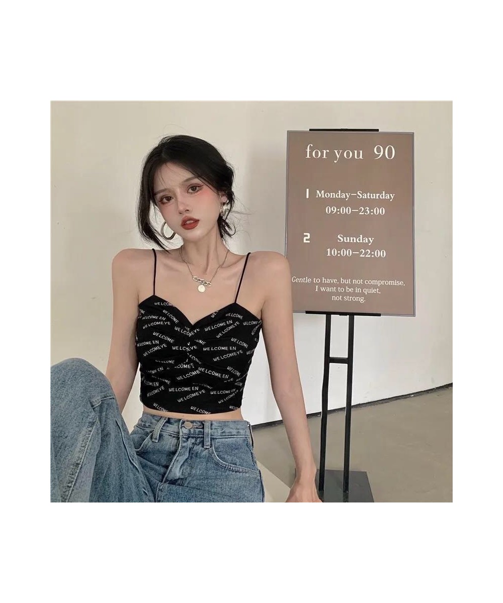 Girl Summer Camisole Camis Short Sexy Ice Tank Top Top Female Crop Top 2022 Underwear Women Silk $19.70 - Underwear