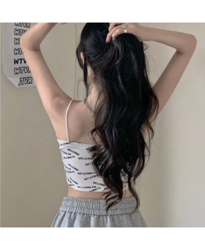 Girl Summer Camisole Camis Short Sexy Ice Tank Top Top Female Crop Top 2022 Underwear Women Silk $19.70 - Underwear