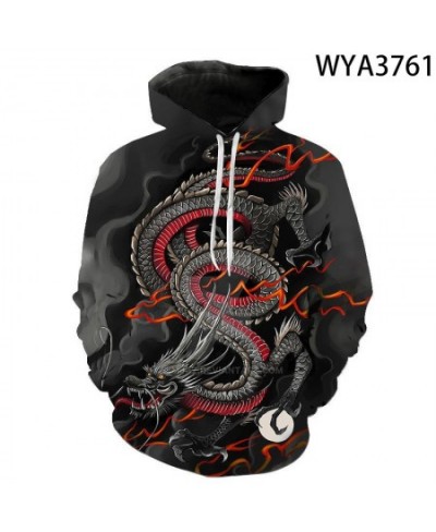 China Dragon 3D Print Hoodies Men Women Children Streetwear Sweatshirts Long Sleeve Tops Boy Girl Kids Cool Pullover $33.60 -...