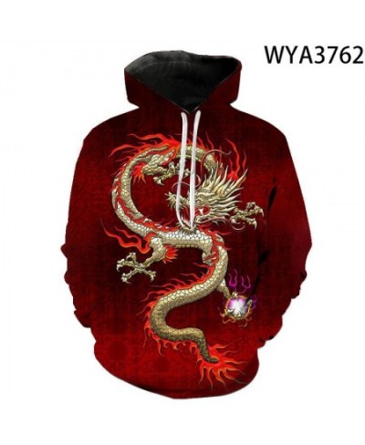 China Dragon 3D Print Hoodies Men Women Children Streetwear Sweatshirts Long Sleeve Tops Boy Girl Kids Cool Pullover $33.60 -...