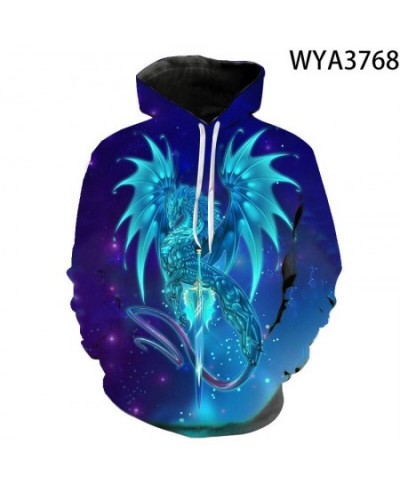 China Dragon 3D Print Hoodies Men Women Children Streetwear Sweatshirts Long Sleeve Tops Boy Girl Kids Cool Pullover $33.60 -...