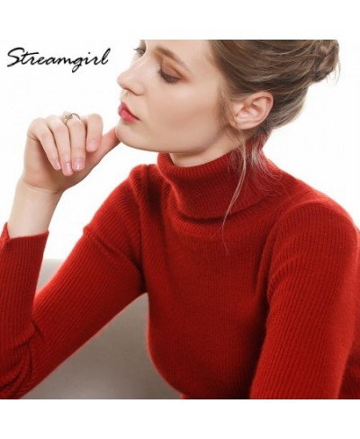 Turtleneck Women Cashmere Sweater Women Winter Sweaters Ladies Warm Winter Woman Sweater Knitting Pullovers Female Sweater 20...