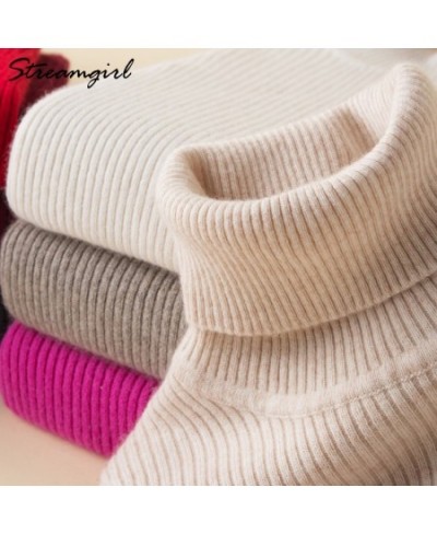 Turtleneck Women Cashmere Sweater Women Winter Sweaters Ladies Warm Winter Woman Sweater Knitting Pullovers Female Sweater 20...