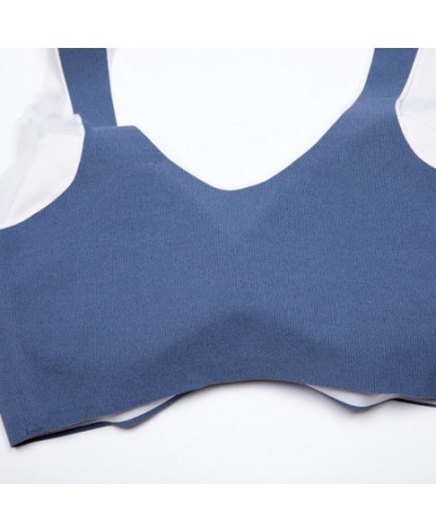 New Girls Seamless Big Chest Small Simple Comfortable Sports Sleep Underwear $29.31 - Underwear