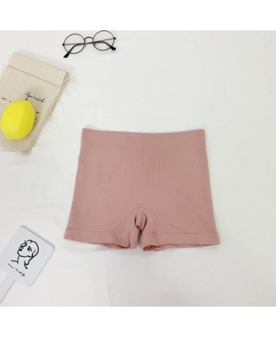 Ribbed Knit Box Short Pant Stretch Knit Seamless Short Pant Under Skirt Summer Slim Fit Breathable Shorts Women 2023 $16.30 -...