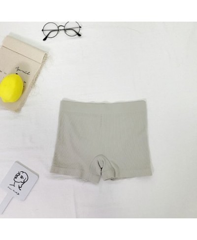 Ribbed Knit Box Short Pant Stretch Knit Seamless Short Pant Under Skirt Summer Slim Fit Breathable Shorts Women 2023 $16.30 -...