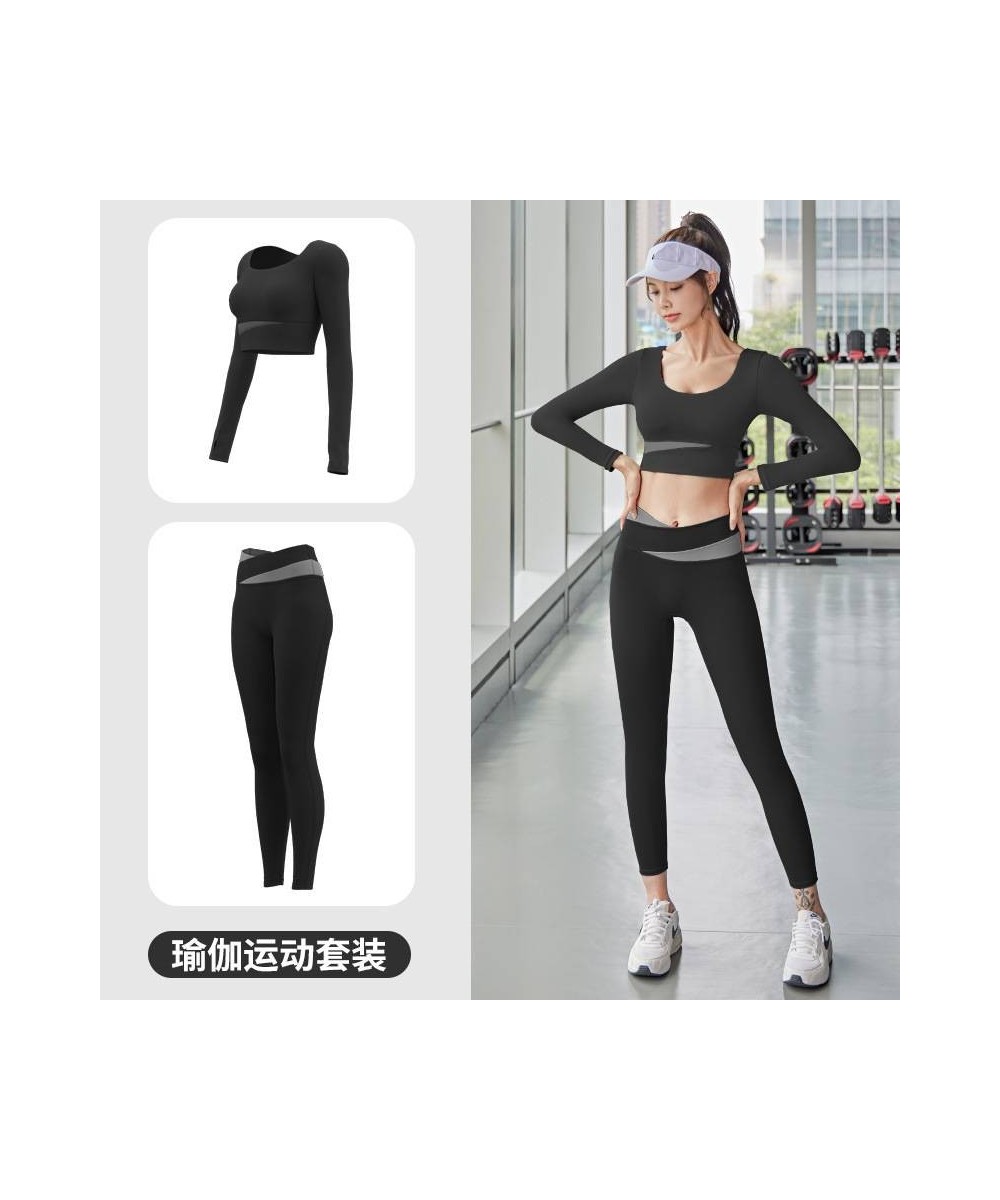 High Waist Leggings Yoga Set Outfits Women's 2 Piece Suit Sports Wear Sportswear for Women Gym Workout Fitness Clothing $69.8...