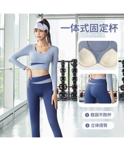 High Waist Leggings Yoga Set Outfits Women's 2 Piece Suit Sports Wear Sportswear for Women Gym Workout Fitness Clothing $69.8...