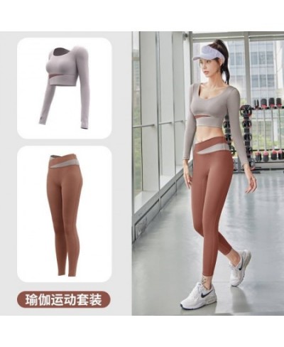 High Waist Leggings Yoga Set Outfits Women's 2 Piece Suit Sports Wear Sportswear for Women Gym Workout Fitness Clothing $69.8...