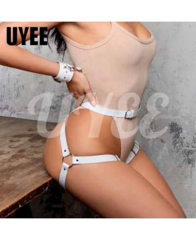 Women Sexy Garter Belt PU Leather Harness BDSM Tight Lingerie Fetish Leg Thigh Ring Punk Erotic Pajamas Gothic Accessories $1...