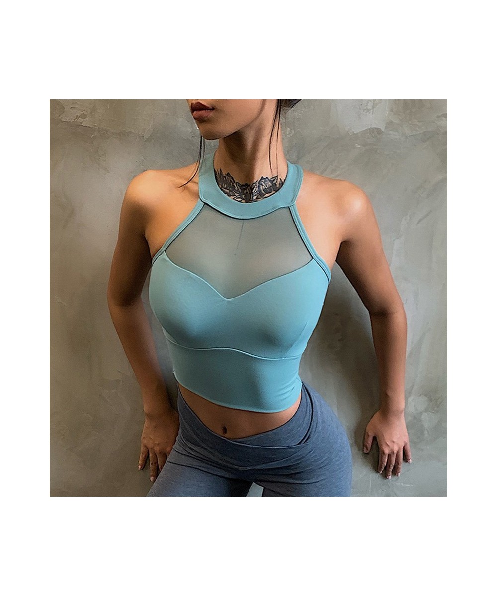 Mesh Insert Criss Cross Back Sports Bra Gathering Yoga Bra Vest Comfortable Underwear Beauty Back Sports Bra For Women d $45....