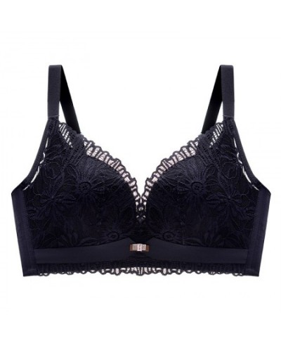 Lace Soft Sexy New Underwear Women's Small Chest Gathered Anti-Sagging Bra No Underwire Upper Support Adjustment Bra Set $26....