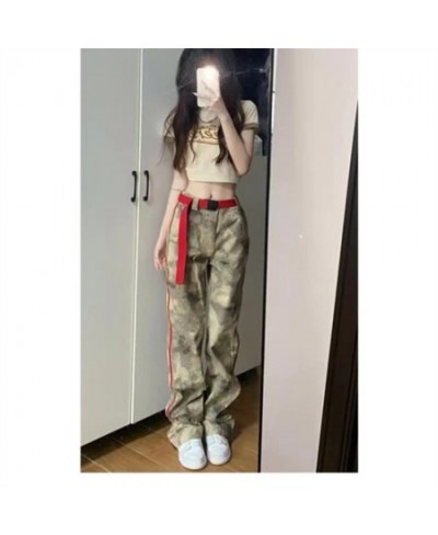 streetwear high waist women's fashion jeans woman girls women wide leg pants trousers female trousers denim bagge mom jeans $...