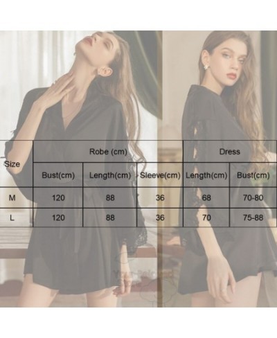 Women Satin Sleepwear Embroidery Lace Bathrobe Gown Sexy Split Spaghetti Strap Baggy Home Dress Backless Sleepshirt Lingerie ...