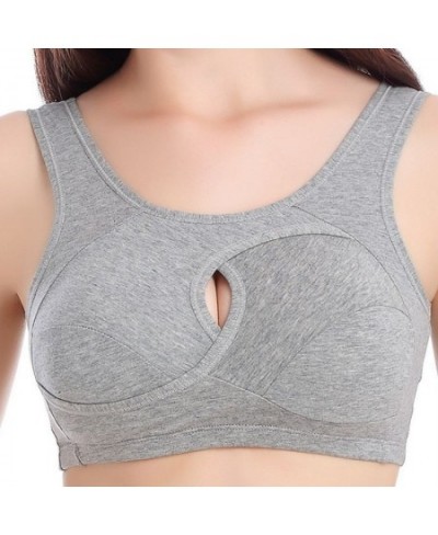 Seamless Steel Ring Sports Underwear Female Breathable Bra Fitness Yoga Vest Sleep Bra $20.41 - Underwear