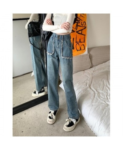 Women Jeans American Retro Wide Leg Pants 2023 New Fashion Casual Chic Loose Trousers Simple Versatile Trend Female Streetwea...