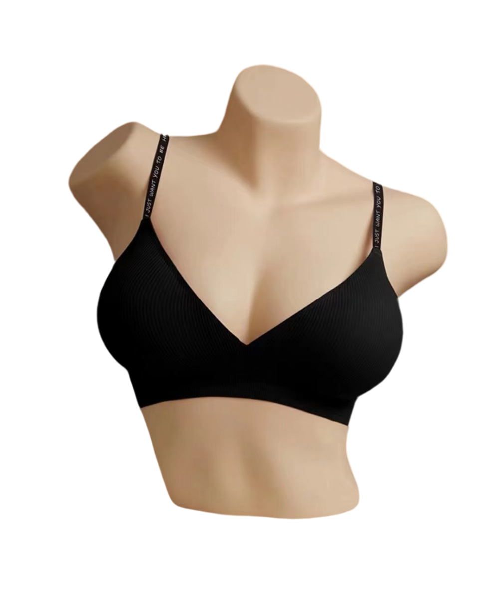 Seamless Bras For Women's Sexy Underwear Fashion Tops Letter Strap Lingerie U Back Bralette Backless Wireless Brassiere $14.7...