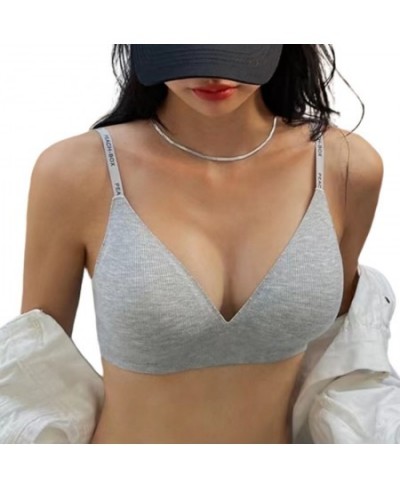 Seamless Bras For Women's Sexy Underwear Fashion Tops Letter Strap Lingerie U Back Bralette Backless Wireless Brassiere $14.7...