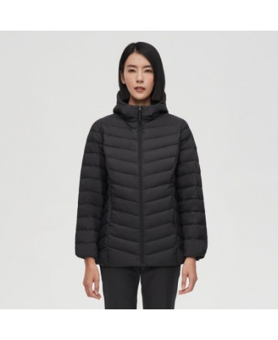 2023 new winter down jacket for women hooded coat thin light warm jacket B10131014B $107.68 - Jackets & Coats