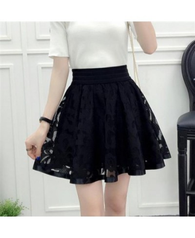 Elegant Cute Women's A Line Mesh Mini Skirts Elastic Tulle Pleated Skirt Sweet Skirt Prom Cosplay Lolita Princess Petticoat $...