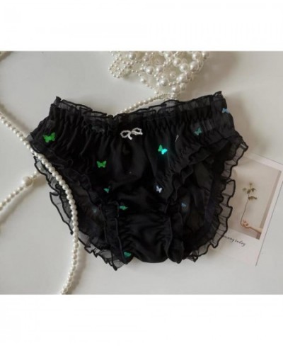 2022 New 2nd Shipping Free 100% Real Photos Lolita Cute Kawaii Shining Butterfly Chiffon Panties Brief Underwear Lingerie $12...