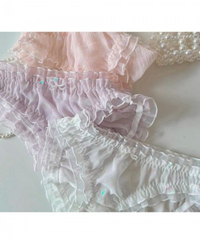 2022 New 2nd Shipping Free 100% Real Photos Lolita Cute Kawaii Shining Butterfly Chiffon Panties Brief Underwear Lingerie $12...