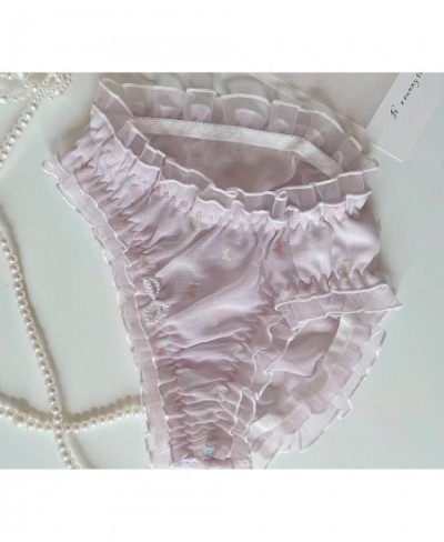 2022 New 2nd Shipping Free 100% Real Photos Lolita Cute Kawaii Shining Butterfly Chiffon Panties Brief Underwear Lingerie $12...