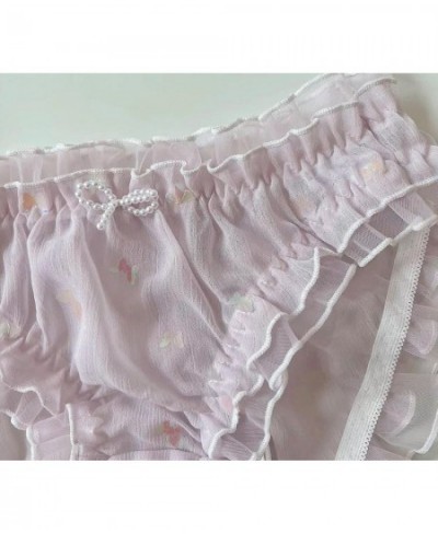 2022 New 2nd Shipping Free 100% Real Photos Lolita Cute Kawaii Shining Butterfly Chiffon Panties Brief Underwear Lingerie $12...