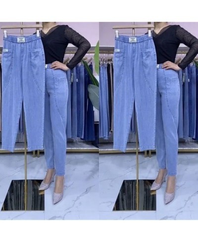 Color embroidery love harem jeans women 2023 new female designer high waist loose high quality women's pants trend $51.93 - J...