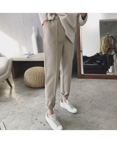 Color embroidery love harem jeans women 2023 new female designer high waist loose high quality women's pants trend $51.93 - J...