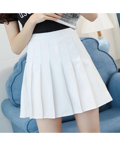 Korean Style All-match Pleated Skirt High Waist Solid Casual Tennis Streetwear Comfortable Trendy Daily Mini Short Skirts $26...