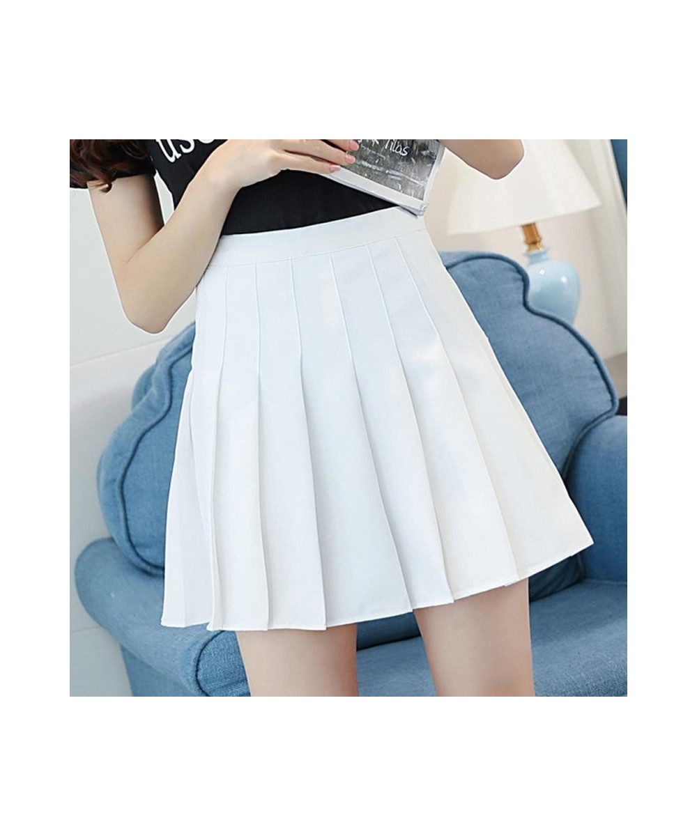 Korean Style All-match Pleated Skirt High Waist Solid Casual Tennis Streetwear Comfortable Trendy Daily Mini Short Skirts $26...