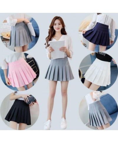 Korean Style All-match Pleated Skirt High Waist Solid Casual Tennis Streetwear Comfortable Trendy Daily Mini Short Skirts $26...