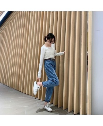 Py1035 2023 spring summer autumn new women fashion casual Denim Pants woman female OL baggy jeans women high waisted jeans $3...