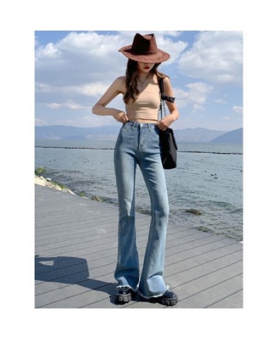 Blue Jeans Woman High Waist Women's Jeans 2023 Trend Denim Y2k Female Clothing Streetwear Korean Fashion Pants Flare Vintage ...