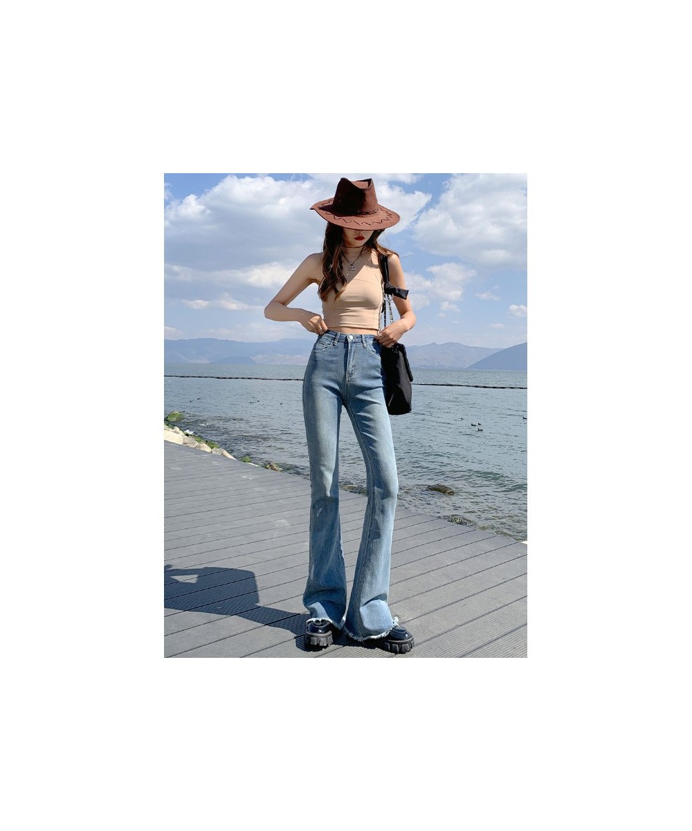 Blue Jeans Woman High Waist Women's Jeans 2023 Trend Denim Y2k Female Clothing Streetwear Korean Fashion Pants Flare Vintage ...