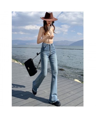 Blue Jeans Woman High Waist Women's Jeans 2023 Trend Denim Y2k Female Clothing Streetwear Korean Fashion Pants Flare Vintage ...