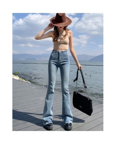 Blue Jeans Woman High Waist Women's Jeans 2023 Trend Denim Y2k Female Clothing Streetwear Korean Fashion Pants Flare Vintage ...