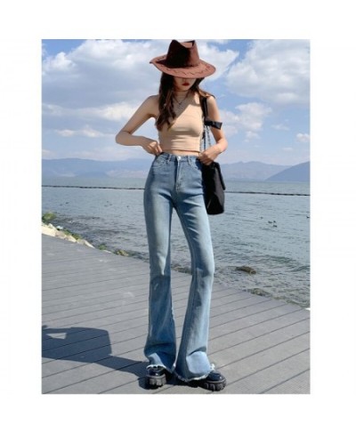 Blue Jeans Woman High Waist Women's Jeans 2023 Trend Denim Y2k Female Clothing Streetwear Korean Fashion Pants Flare Vintage ...