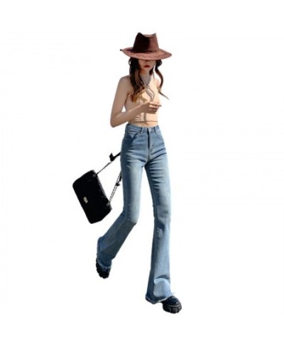 Blue Jeans Woman High Waist Women's Jeans 2023 Trend Denim Y2k Female Clothing Streetwear Korean Fashion Pants Flare Vintage ...